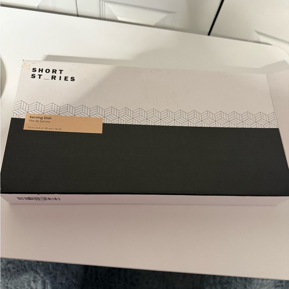 Black and White Serving Dish